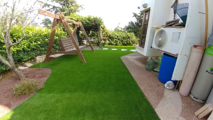 התקנת דשא סינתטי בבית פרטי 2